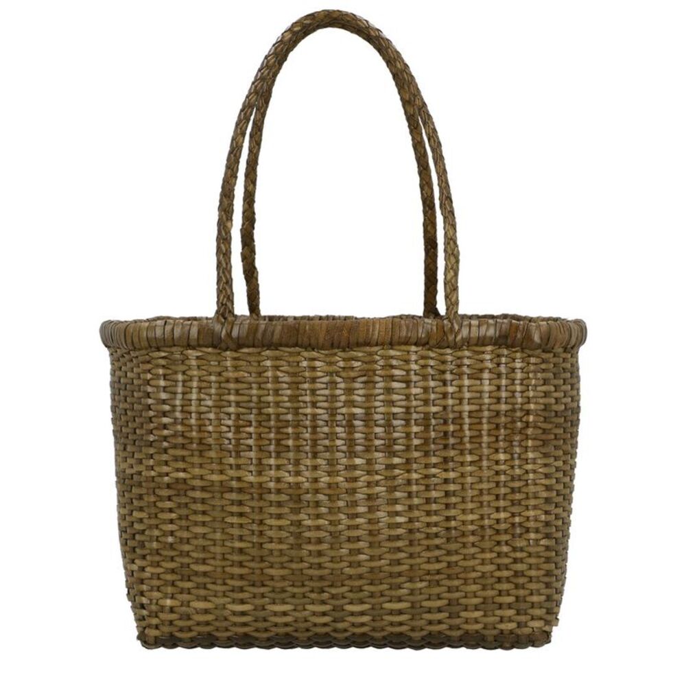 Dragon Diffusion B Weave Small Leather Shoulder Bag, Brown